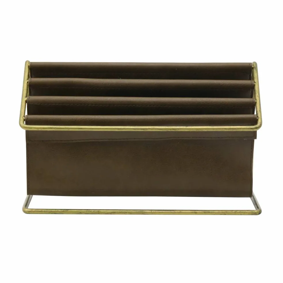 11" x 6.5" Faux Leather File Organizer by Ashland®