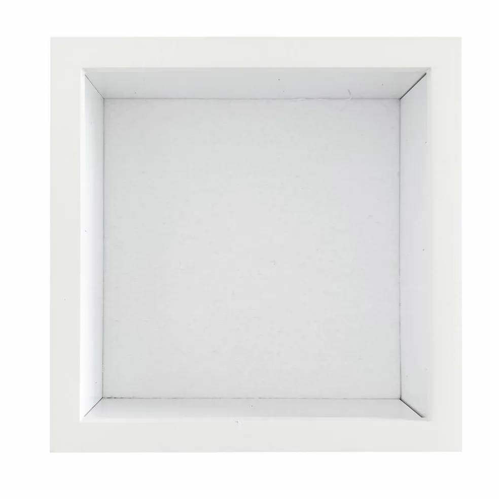 10" x 10" Flat White Deep Profile Shadow Box by Studio Décor®