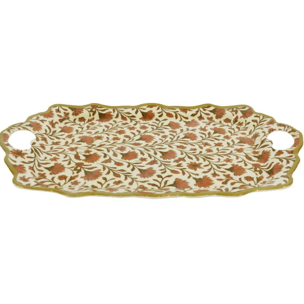 17" x 11" Floral Melamine Tray by Ashland®