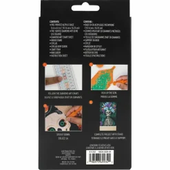 4" x 6" Floral Skeleton Acrylic Surface Diamond Art Kit with Wood Stand by Make Market®