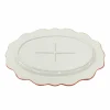14" x 9.2" Flower Ceramic Oval Plate by Celebrate It™