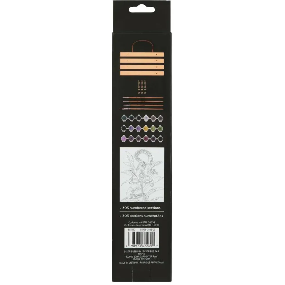 11" x 14" Flower & Snake Paint-by-Number Kit by Artist's Loft®