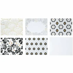 4.25" x 5.5" Foil Honeycomb & Floral Card & Envelope Sets, 50ct. by Recollections™