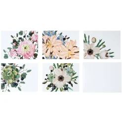 4.25" x 5.5" Foil White Flowers & Envelope Sets, 50ct. by Recollections™
