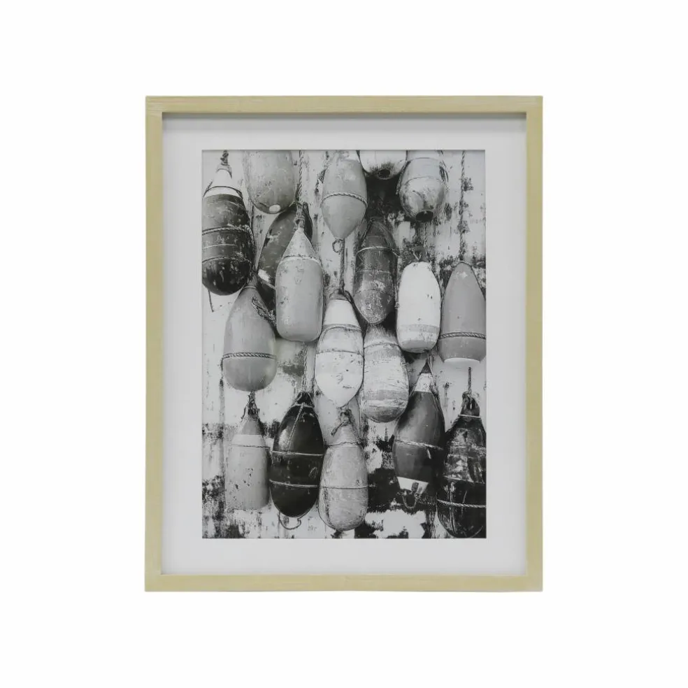 18.8" x 23.7" Framed Buoys Wal Décor by Ashland®