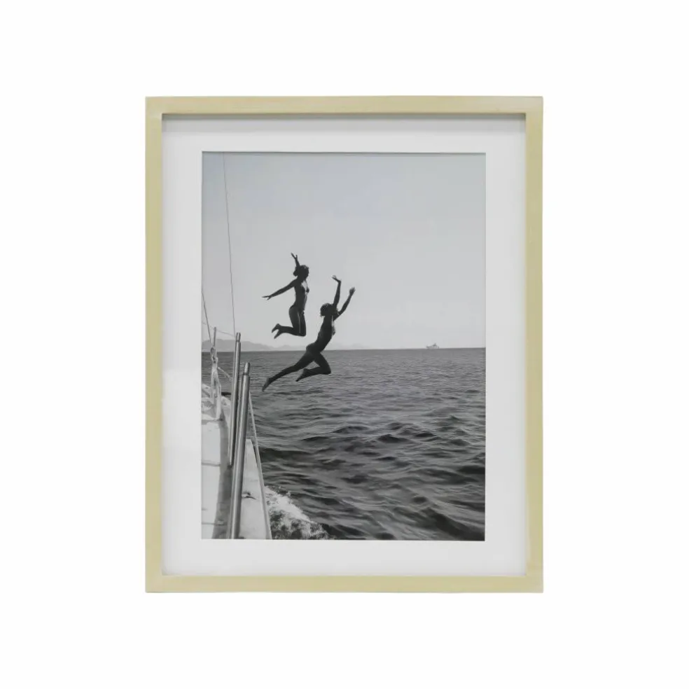 18.8" x 23.7" Framed Coastal Jump Wall Décor by Ashland®