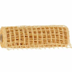 10" x 19ft. Beige Check Poly Burlap Mesh by Celebrate It™