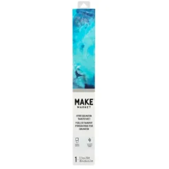 12" x 20ft. Blue Marble Hydro Sublimation Transfer Sheet by Make MarketĀ®