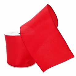 4" x 18ft. Red Satin Ribbon by Celebrate It™