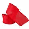 2.5" x 25ft. Red Velvet Wired Ribbon by Celebrate It™