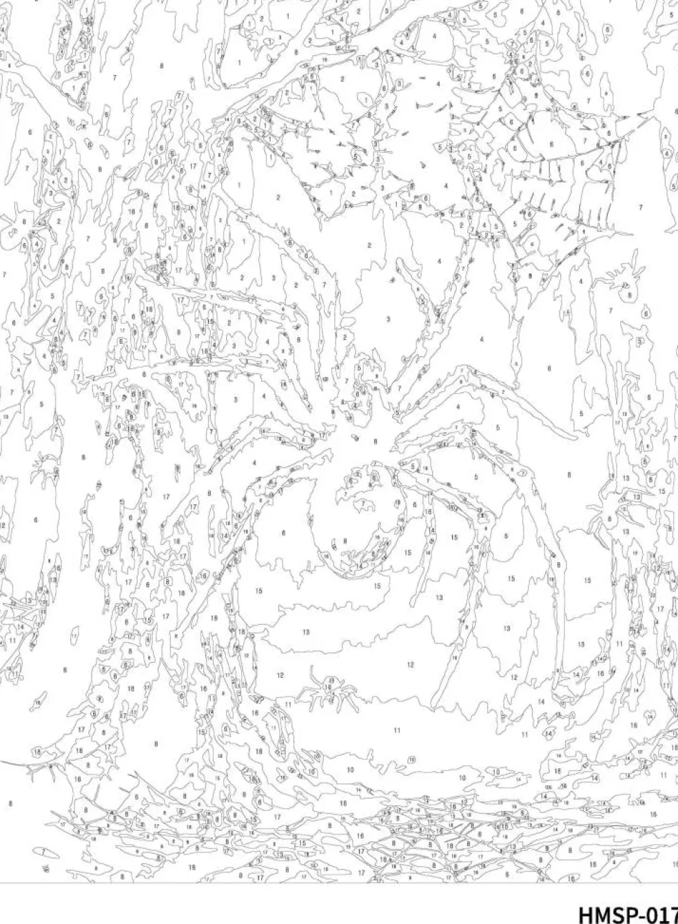11" x 14" Giant Spider Paint-by-Number Kit by Artist's Loft®
