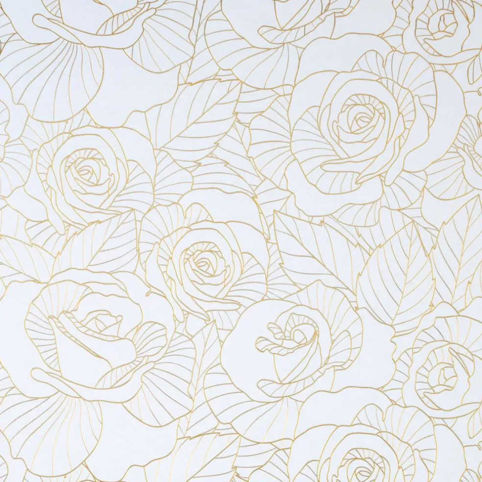 12" x 12" Gold Roses Cardstock Paper by Recollections™