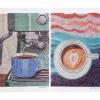 5" x 7" Gourmet Coffee Diamond Art Kit with Wooden Frames by Make Market®