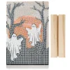 4" x 6" Graveyard Ghosts Acrylic Surface Diamond Art Kit with Wood Stand by Make Market®