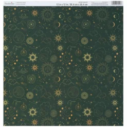 12" x 12" Green Celestial Cardstock Paper by Recollections™