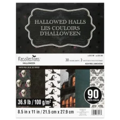 8.5" x 11" Hallowed Halls Paper Pad by Recollections™, 90 Sheets