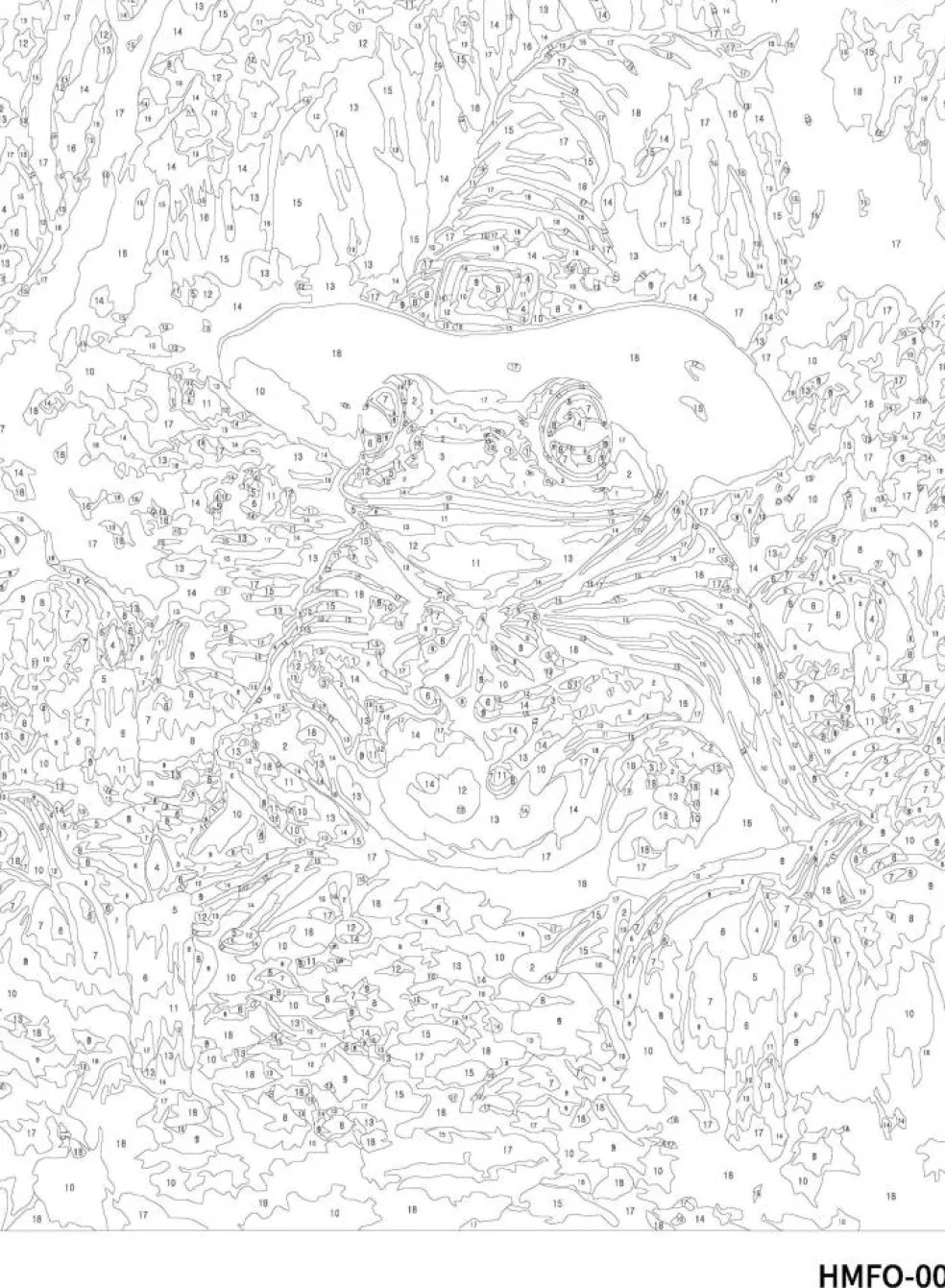 11" x 14" Halloween Frog Paint-by-Number Kit by Artist's Loft®