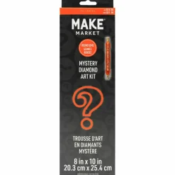 8" x 10" Halloween Icon Mystery Diamond Art Kit with Magnetic Wood Frame by Make Market®