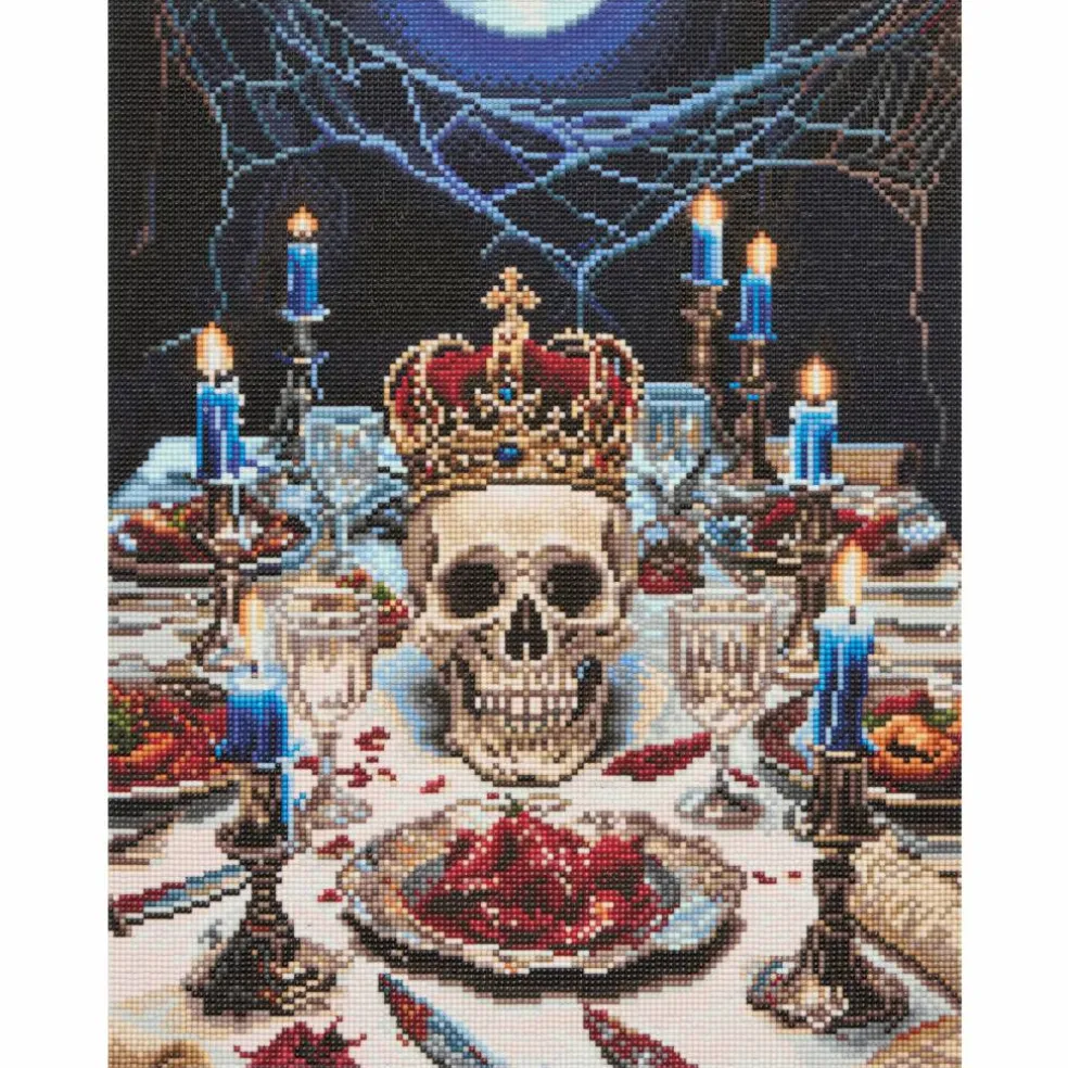 16" x 20" Haunted Dinner Party Diamond Art Kit by Make Market®