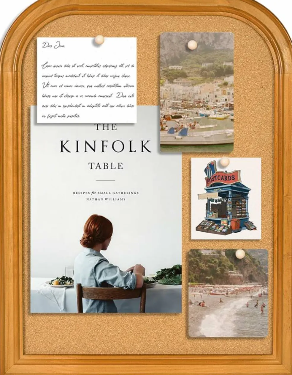 17X13 inches - Cork Board for Walls with Frame(Brown)