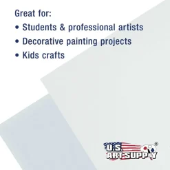 11 X 14 Inch Professional Art Canvas Board Panels 12 Pack - 8 Ounce Heavyweight Cotton Acid Free Canvases for Painting Acrylics and Watercolor (1 Case of 12 Single Canvas Painting Panels)