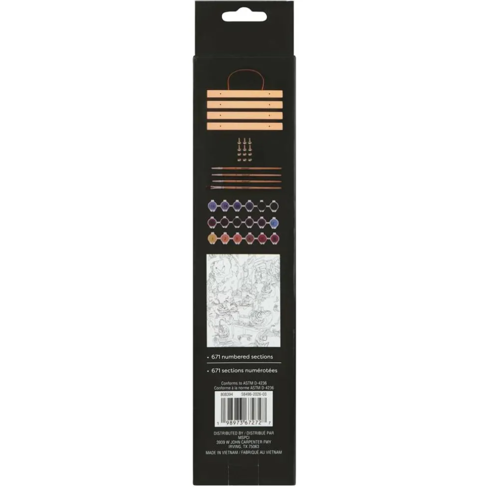 11" x 14" Jack-o'-Lanterns Paint-by-Number Kit by Artist's Loft®