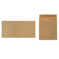 3" x 3" Kraft Folded Cards & Envelopes, 10ct. by Recollections™
