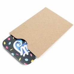 3 1/2" x 2 3/8" Kraft Gift Card Sleeves- 50 pack