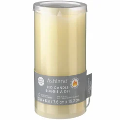 3" x 6" LED Flame Pillar Candle by Ashland®