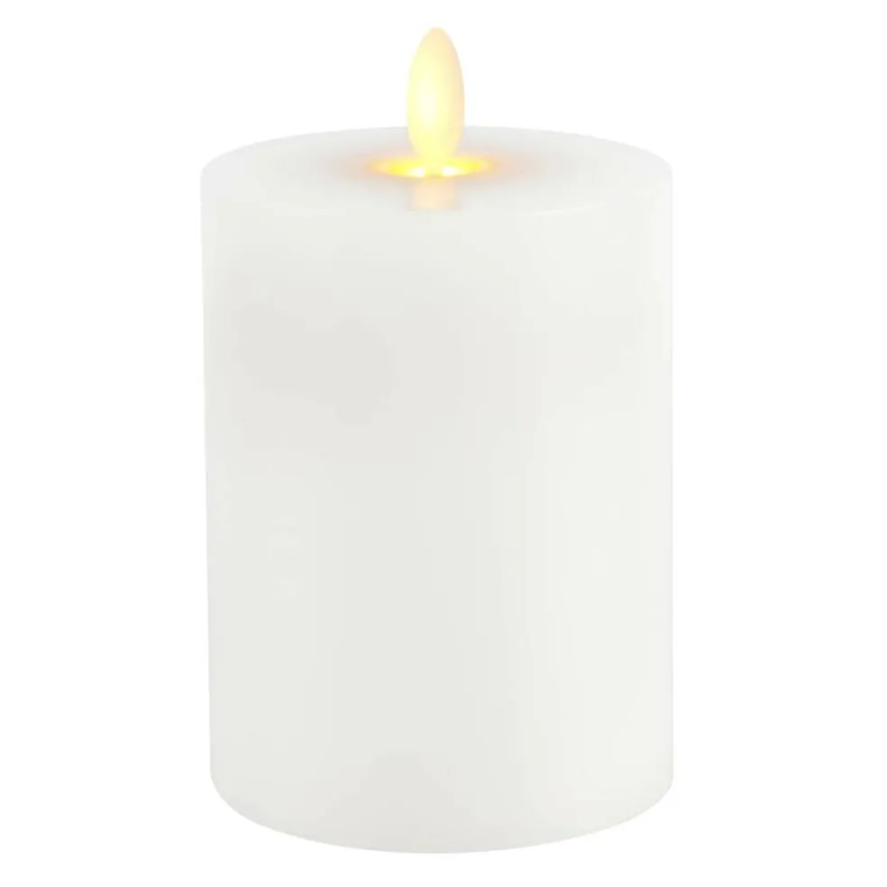 3" x 4" LED Wax Pillar Candle with Moving Flame by Ashland®