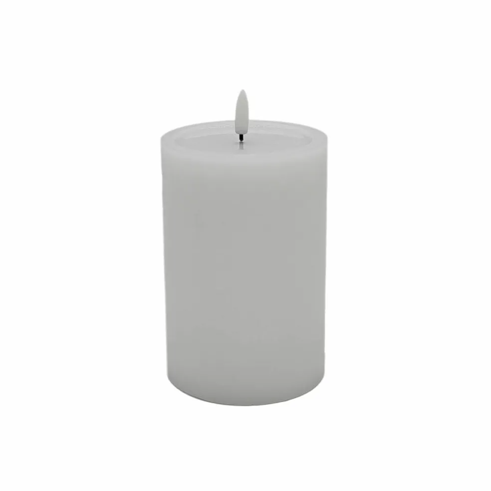 4" x 6" LED Wax Pillar Flickering Candle by Ashland®