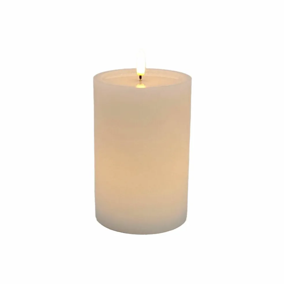 4" x 6" LED Wax Pillar Flickering Candle by Ashland®