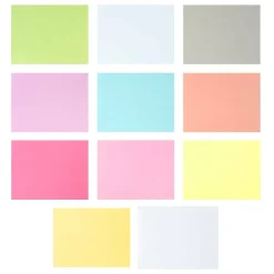 4.25" x 5.5" Mixed Solids Folded Card & Envelope Sets, 50ct. by Recollectionsâ„¢