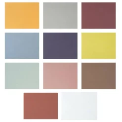 4.25" x 5.5" Mixed Solids Folded Card & Envelope Sets, 50ct. by Recollections™