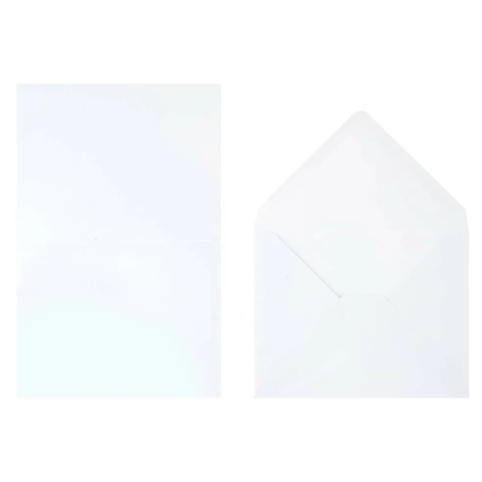 4.25" x 5.5" Mixed Solids Folded Card & Envelope Sets, 50ct. by Recollections™