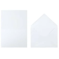 5" x 7" Mixed Solids Folded Card & Envelope Sets, 50ct. by Recollectionsâ„¢