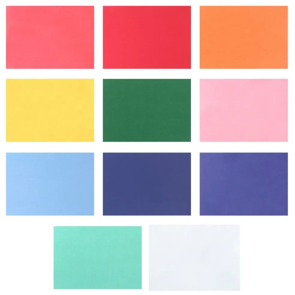 5" x 7" Mixed Solids Folded Card & Envelope Sets, 50ct. by Recollections™