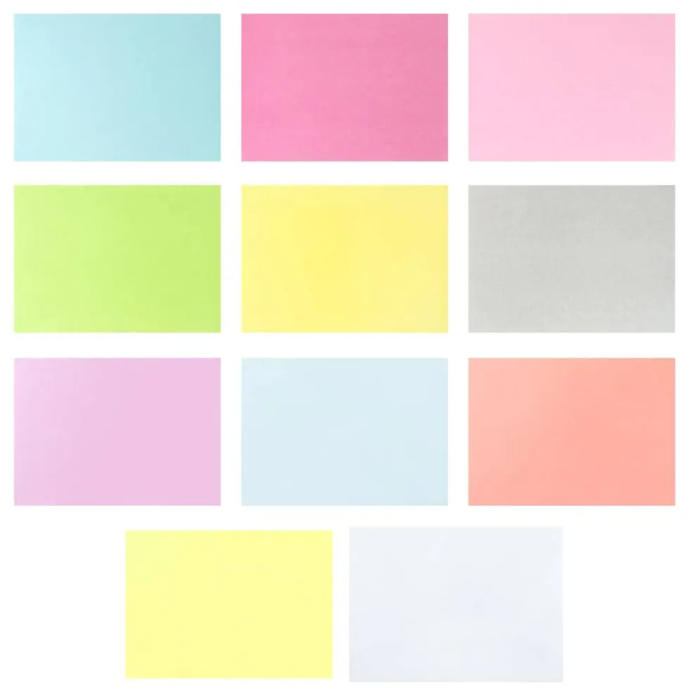 5" x 7" Mixed Solids Folded Card & Envelope Sets, 50ct. by Recollections™