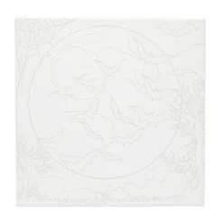 11" x 11" Moon & Bats Canvas Painting Kit by Craft Smart®