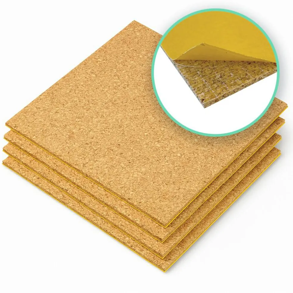 12 x 12 Natural Tile, 5mm (3/16" thick), Self-adhesive - 4 Pack