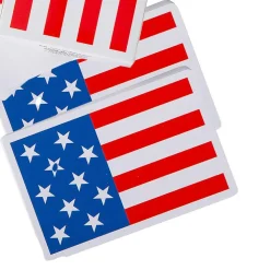 2 1/4" x 3 1/2" Patriotic Red, White & Blue Flag Playing Cards 12 Pieces