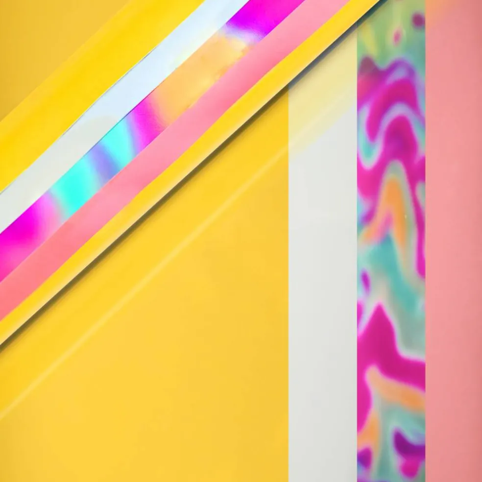 12" x 12" Permanent Chrome Foil Vinyl Sampler by Make Market®
