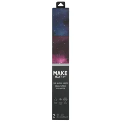 12" x 12" Pink & Blue Galaxy Sublimation Sheets by Make Market®