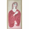 9" x 18" Pink-Brown Lady Wall Décor by Ashland®