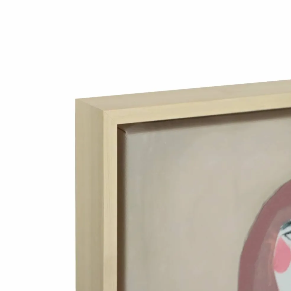9" x 18" Pink-Brown Lady Wall Décor by Ashland®