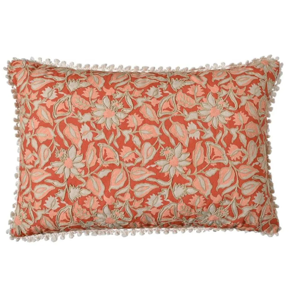 20" x 14" Pink Floral Lumbar Pillow by Ashland®