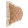 21" x 13.5" Pink Pillow with White Fringe by Ashland®