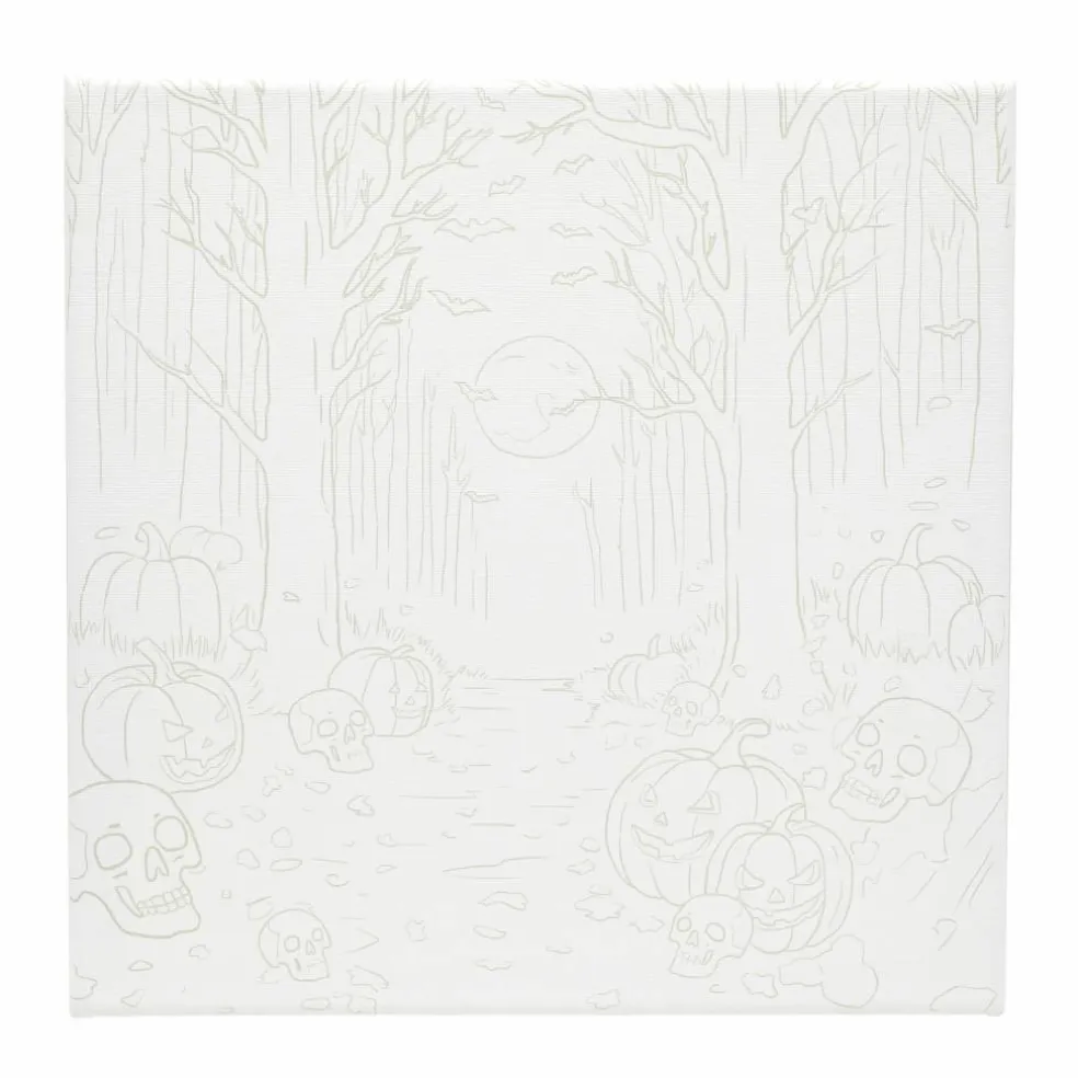 11" x 11" Pumpkin Treescape Canvas Painting Kit by Craft Smart®