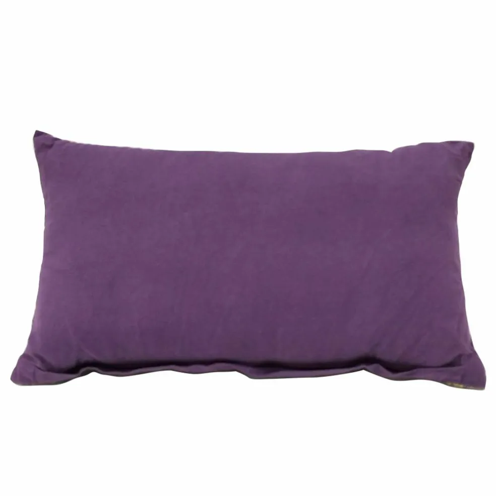 21" x 12" Purple Floral Lumbar Pillow by Ashland®