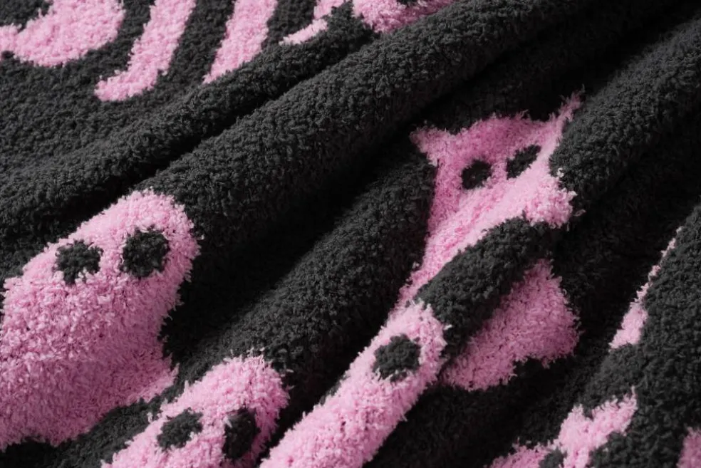 50" x 60" Purple Ghost Moonlight Mischief Throw Blanket by Ashland®